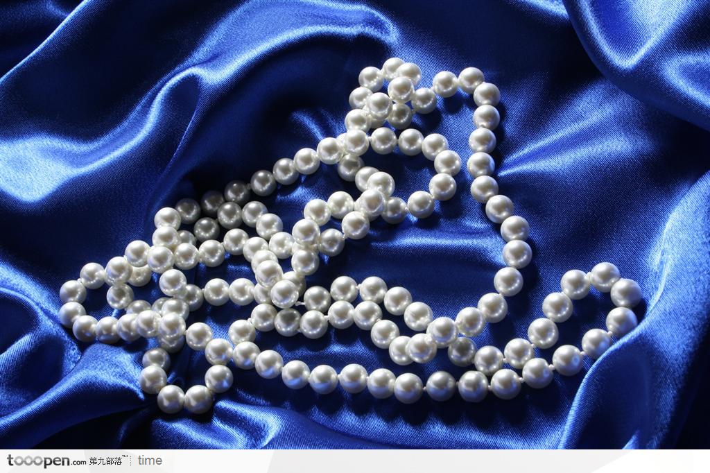 精美丝绸珍珠高清图片素材