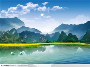 中国风光-山水风景画