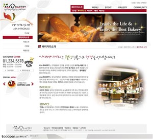日韩网站精粹-西餐厅美食网站简介页面