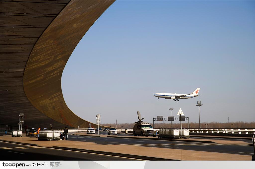 北京T3航站楼图片高速公路立交桥航空飞机候客通道