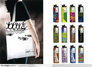 万科东海岸VI设计-背袋和打火机
