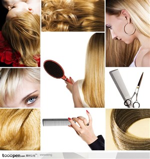 美容美发工具-头发与美发工具