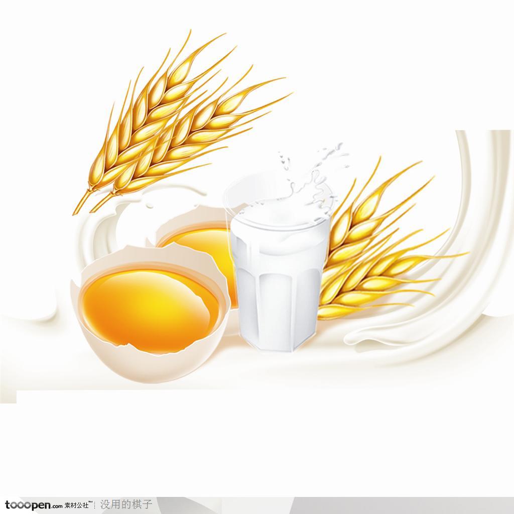 鸡蛋 牛奶 小麦 营养早餐