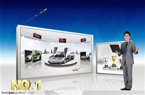 商业金融广告素材-车辆展示