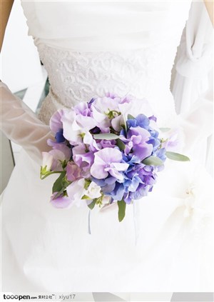 结婚物语-新娘手机的鲜花