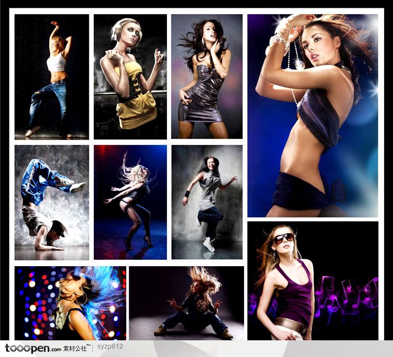 10款性感美女模特跳舞人物高清图片集