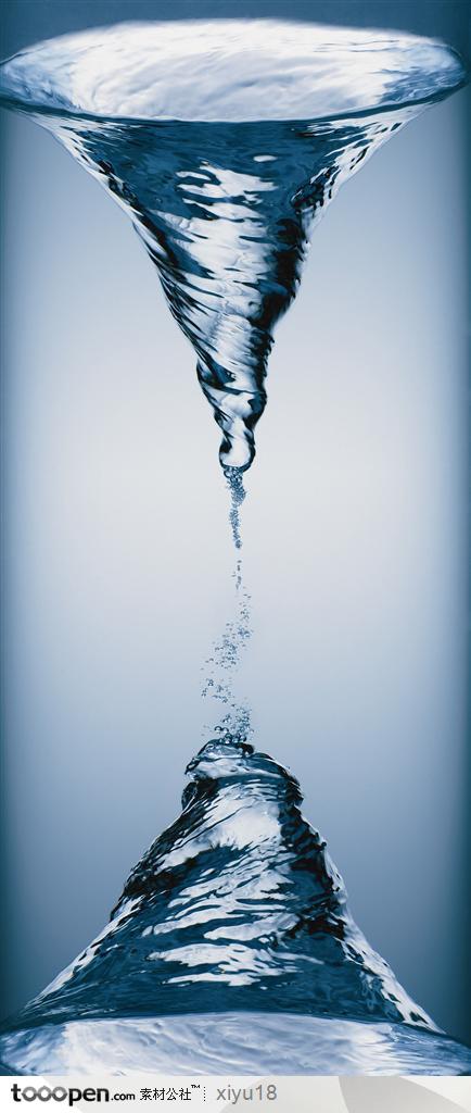 动感水花-对流的水漩涡