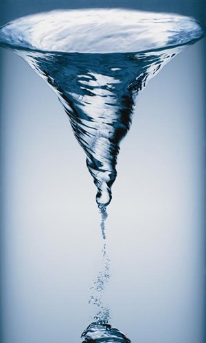 动感水花-对流的水漩涡