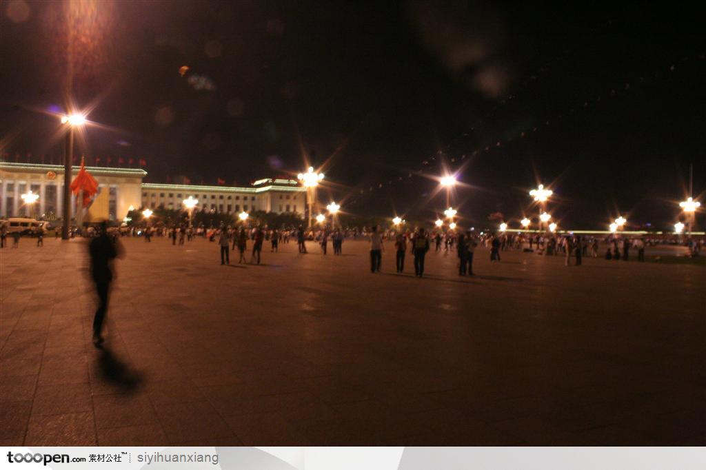 北京人民大会堂北京夜景