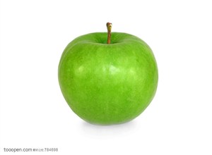 新鲜水果-新鲜青苹果特写