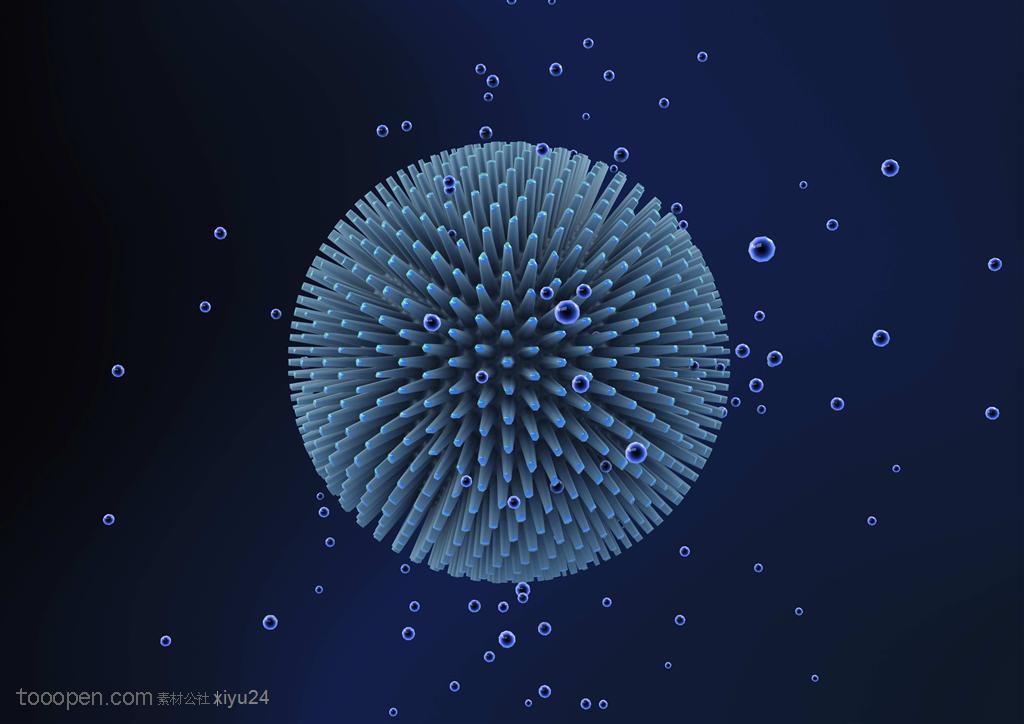 生化科技-球形的病毒