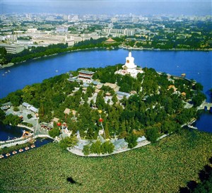 北京名胜-俯视颐和园全景图