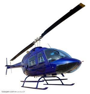 航天运输-蓝色的直升飞机