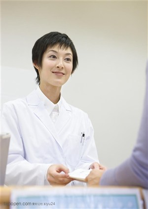 医疗健康-微笑的护士
