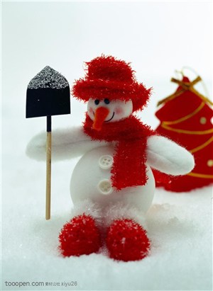 圣诞气息-小巧的雪人