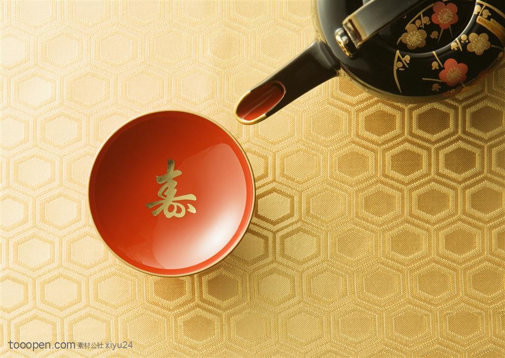 中国茶文化-漆器茶具
