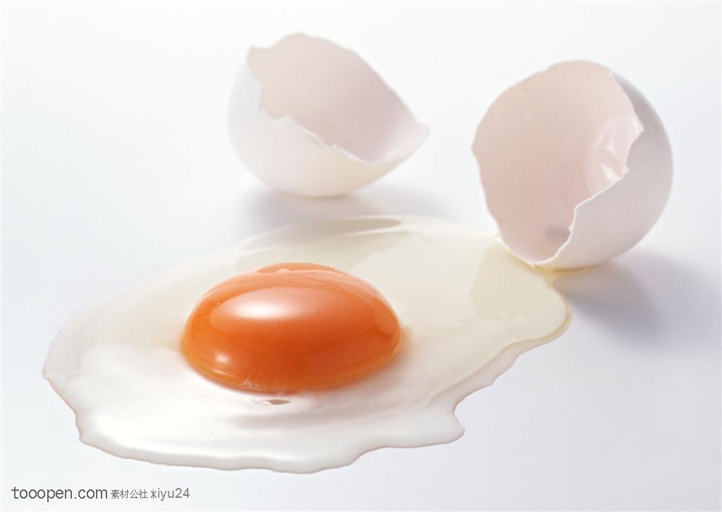 新鲜鸡蛋-打碎的鸡蛋