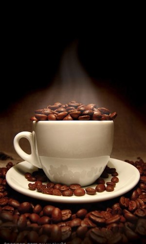 品味咖啡-一杯香浓的咖啡图片素材