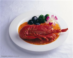 养生食补-红的大虾