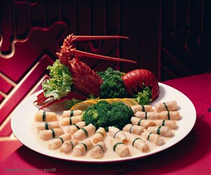 养生食补-美味的龙虾肉