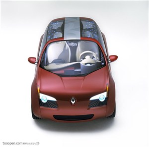 雷诺汽车-红色的科技概念车