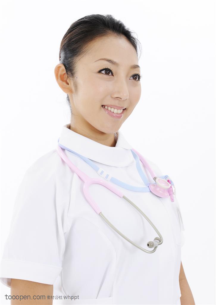 笑容甜美的女醫(yī)生高清圖片