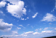 蓝天白云与大地