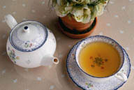 青花瓷器的茶具