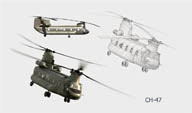 美国CH-47大型运输直升飞机
