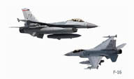 美国F16战斗机
