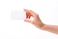 手的表情-展示卡片的手势(2)