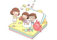 童年幻想插画-母亲节送给妈妈鲜花的女孩