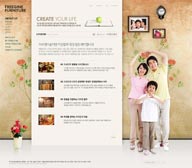 幸福家庭--房地产广告网站 一家三口的爱心家庭