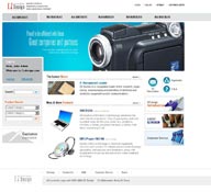 摄像机笔记本电脑液晶显示器配件韩国企业网站商业模板设计