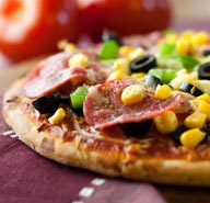 美式快餐-高清香菇披萨